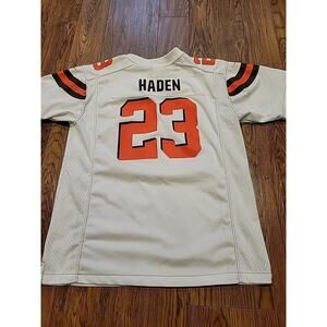 Men's Cream and Orange Sports Jersey
